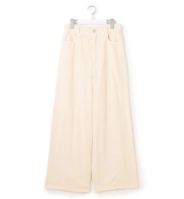 23区「【滝沢眞規子さん着用/洗える】コットン コーデュロイ ワイド パンツ」|その他|