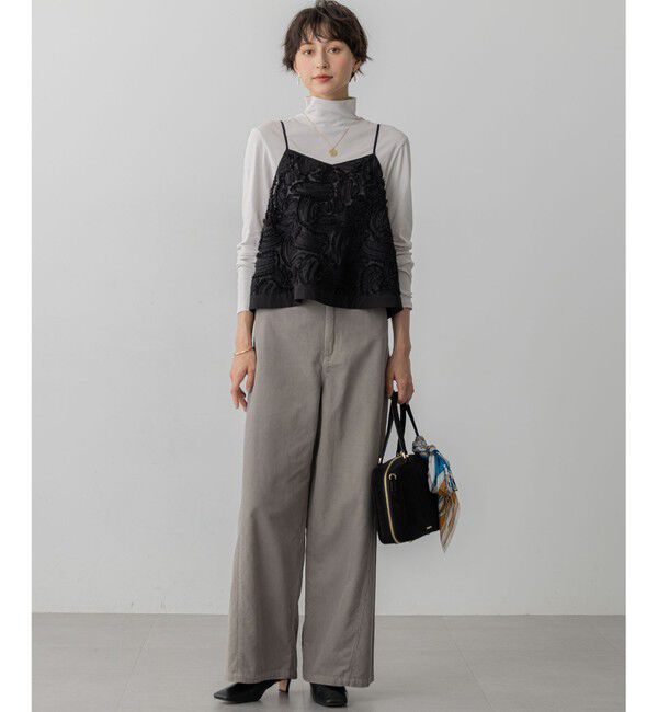 23区「【滝沢眞規子さん着用/洗える】コットン コーデュロイ ワイド パンツ」|その他|