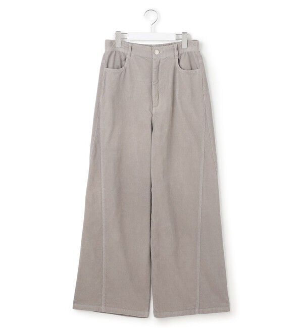 23区「【滝沢眞規子さん着用/洗える】コットン コーデュロイ ワイド パンツ」|その他|