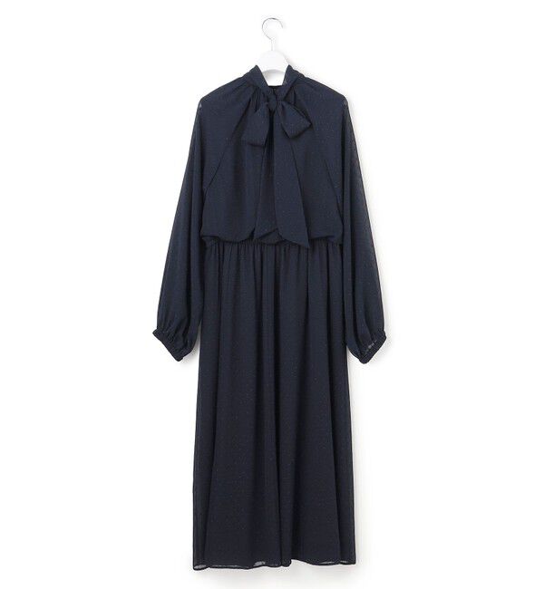 23区「【好評につき一部追加予約/APPLAUDIR】ドットクレープシフォン ドレス」|ドレス|