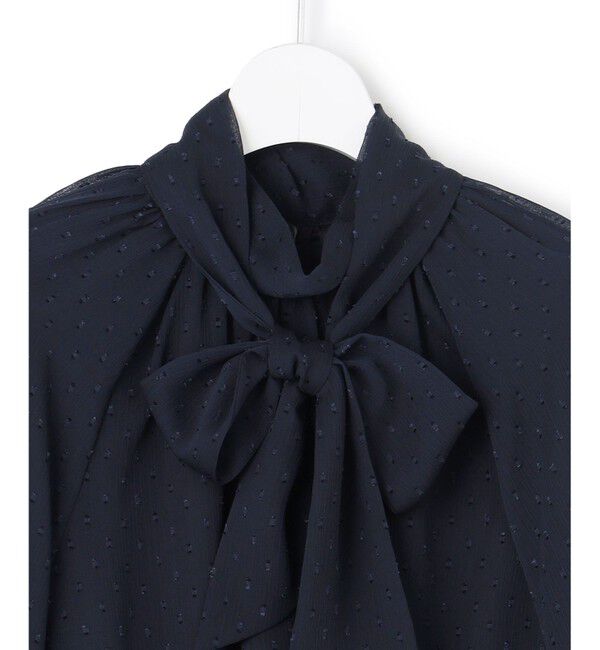 23区「【好評につき一部追加予約/APPLAUDIR】ドットクレープシフォン ドレス」|ドレス|