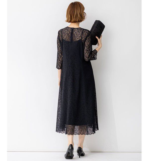 23区「【APPLAUDIR】ニュアンスフラワーレース ドレス」|ドレス|