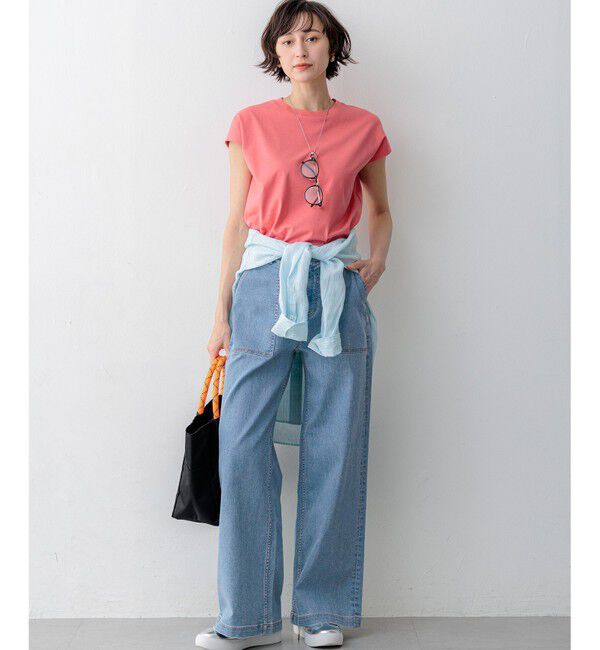 23区「【見上愛さん着用】23区 Summer DENIM ベイカーパンツ」|デニム|