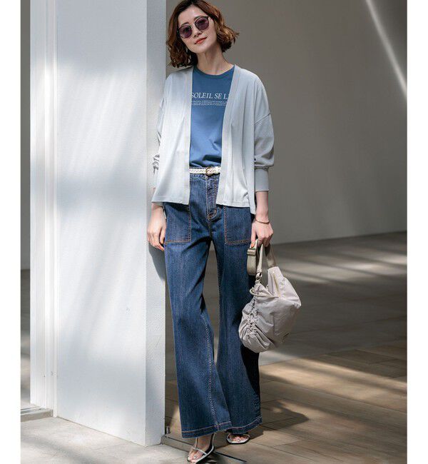 23区「【見上愛さん着用】23区 Summer DENIM ベイカーパンツ」|デニム|