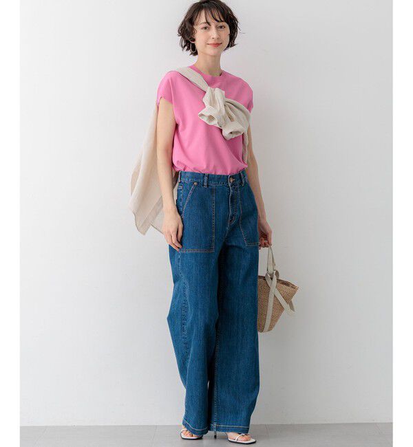 23区「【見上愛さん着用】23区 Summer DENIM ベイカーパンツ」|デニム|