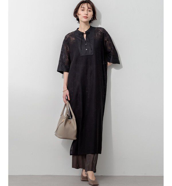 23区「【SLOW/一部店舗限定】モチーフレース ワンピース」|ワンピース|