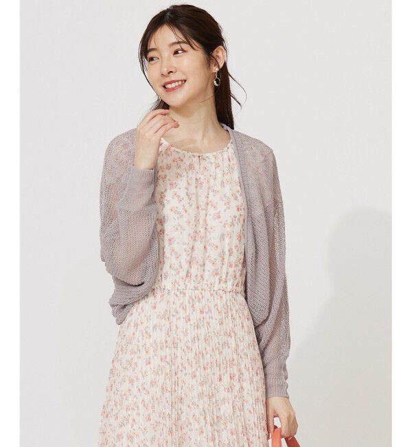 ANY SIS「【洗える】ボレロ カーディガン」|カーディガン|グレージュ