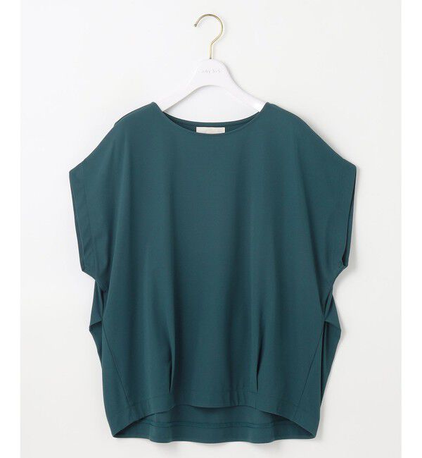 ANY SIS「【接触冷感・UVカット・洗える】ハイストレッチスムースフレンチスリーブ カットソー」|Tシャツ・カットソー|