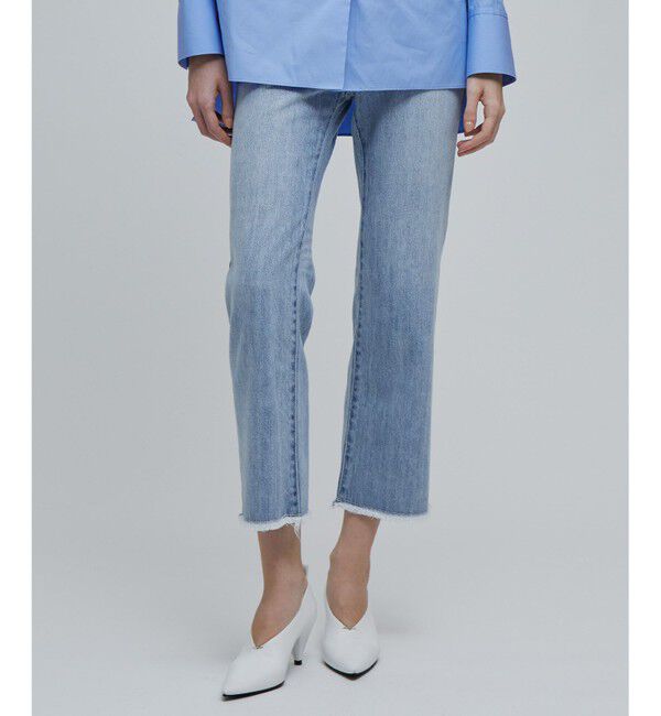 BEIGE,「【洗える】VICTOR / カットオフデニム」|デニム|L.Indigo