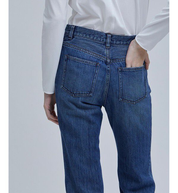 BEIGE,「【洗える】VICTOR / カットオフデニム」|デニム|