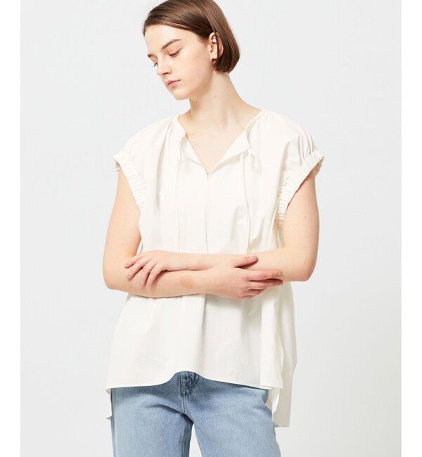 BEIGE,「YANN / ブラウス」|シャツ・ブラウス|White