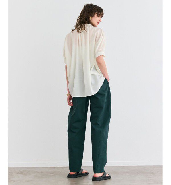 BEIGE,「【洗える】GAZANIA / コットンチノカービーパンツ」|チノ|