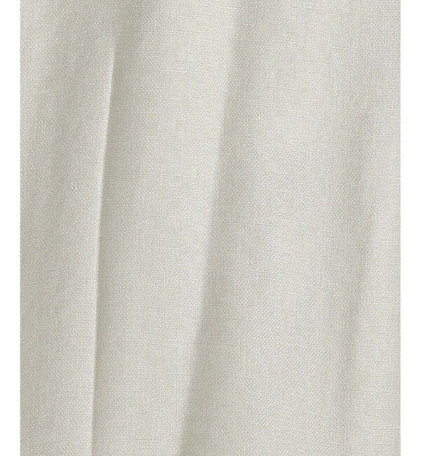  「リネンタッチテーパードパンツ」|チノ|