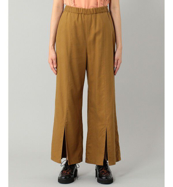 GRACE CONTINENTAL「フロントスリットパンツ」|チノ|