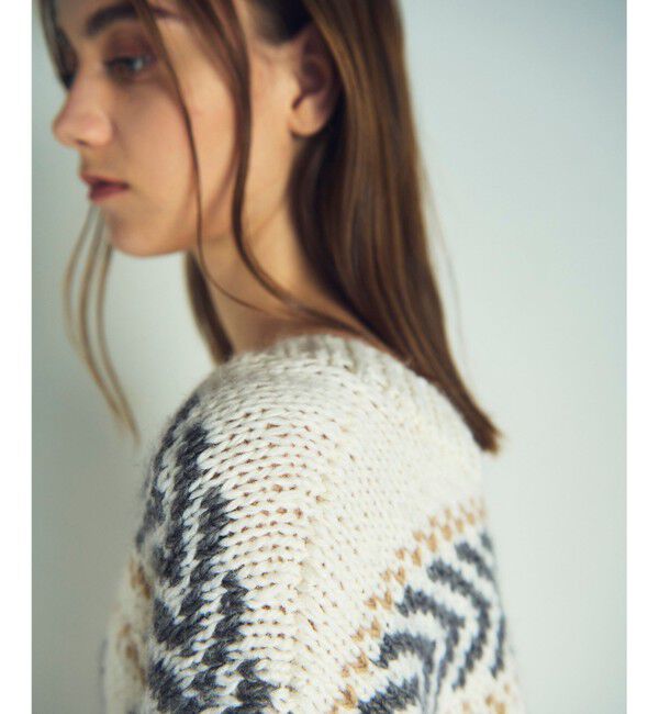 GRACE CONTINENTAL「ローゲージキカニットトップ」|ニット・セーター|