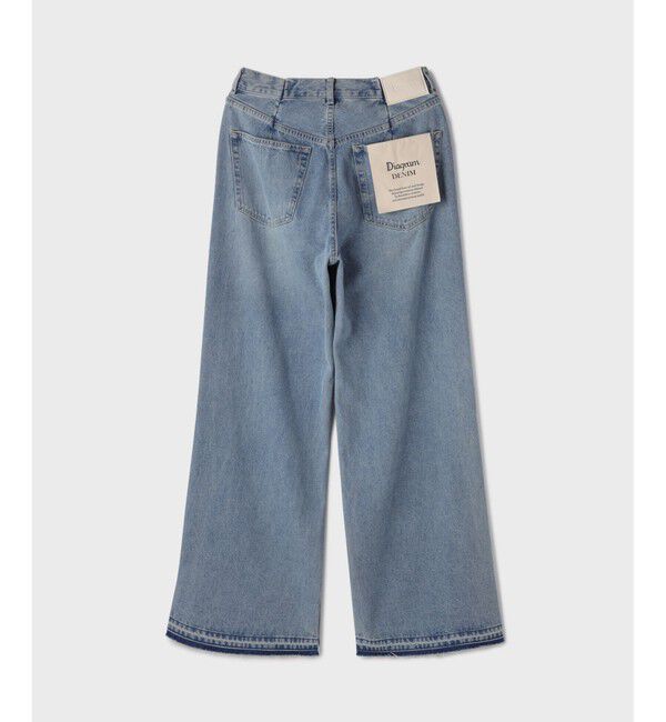 Diagram「リメイクストレートデニムパンツ」|デニム|