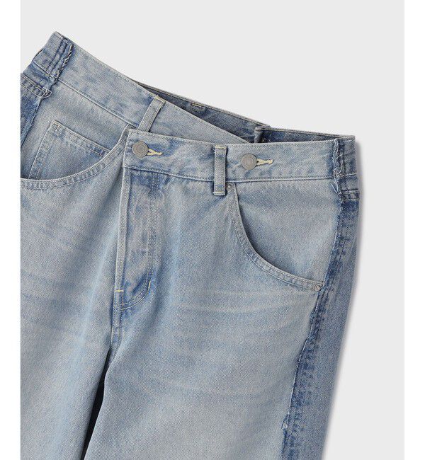 Diagram「リメイクストレートデニムパンツ」|デニム|