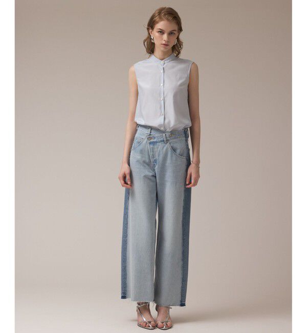 Diagram「リメイクストレートデニムパンツ」|デニム|