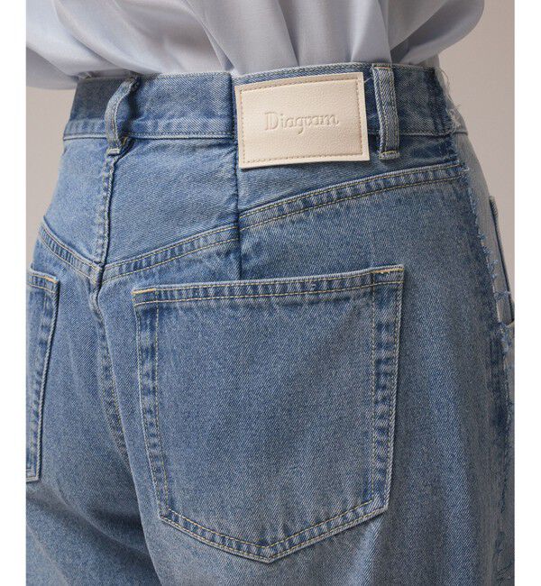 Diagram「リメイクストレートデニムパンツ」|デニム|