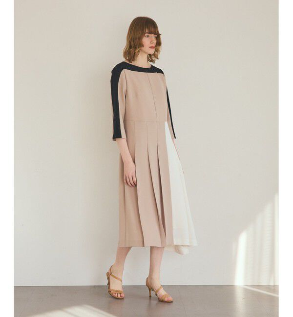 Grace Class「カラーブロックドレス」|ワンピース|