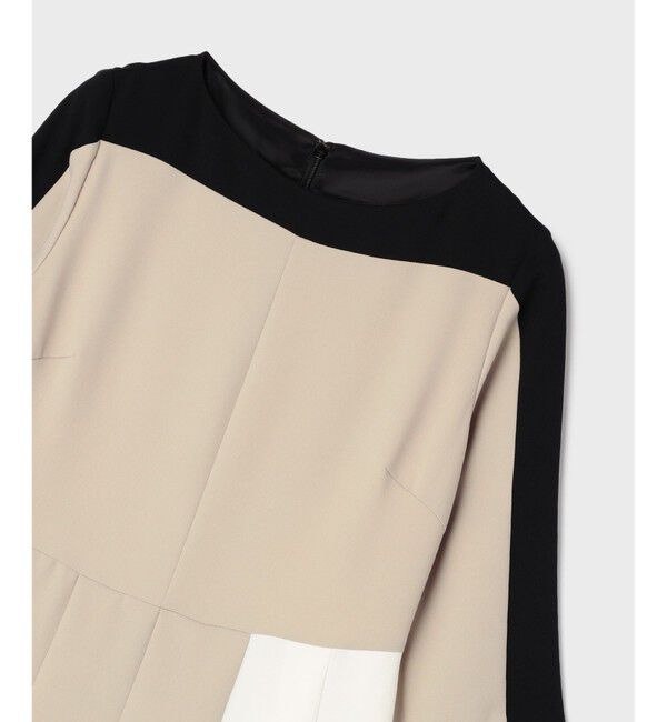 Grace Class「カラーブロックドレス」|ワンピース|