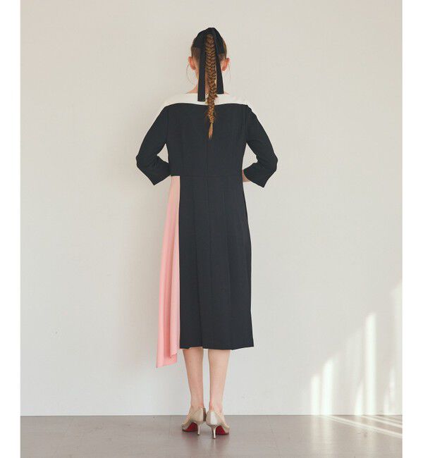 Grace Class「カラーブロックドレス」|ワンピース|