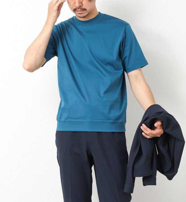 NOLLEY'S goodman「《ビジカジ対応》シルケットスムースドレスTシャツ 25SS」|Tシャツ・カットソー|