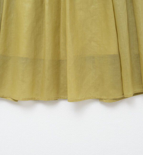 NOLLEY'S「シアーチンツタックスカート」|フレア|