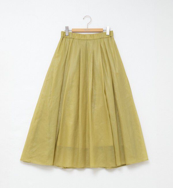 NOLLEY'S「シアーチンツタックスカート」|フレア|