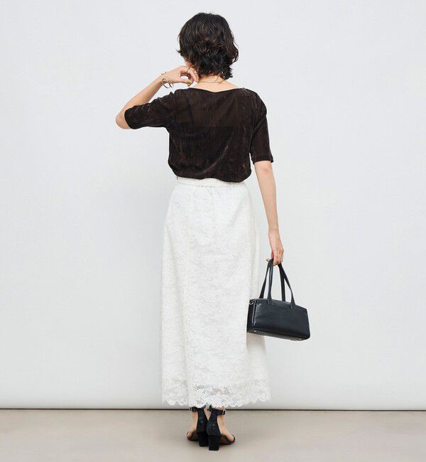 NOLLEY'S「ウォッシャブルレースマーメイドスカート」|スカート|