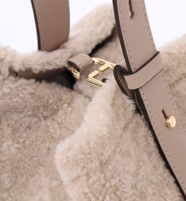 NOLLEY'S「【LORISTELLA/ロリステッラ】別注キューブワンハンドルムートンバッグ」|ショルダー・メッセンジャー|