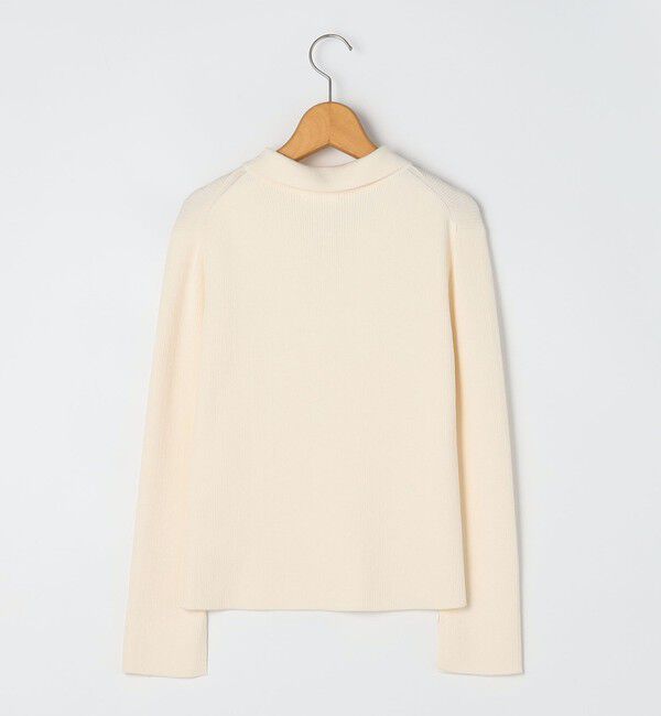 NOLLEY'S「《手洗い可能》ポロ衿リブプルオーバーニット」|ニット・セーター|