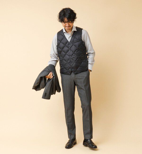 NOLLEY'S goodman「【TAION/タイオン】SINGLE SNAP BUTTON DOWN GILET 25AW」|ダウンベスト・ベスト|