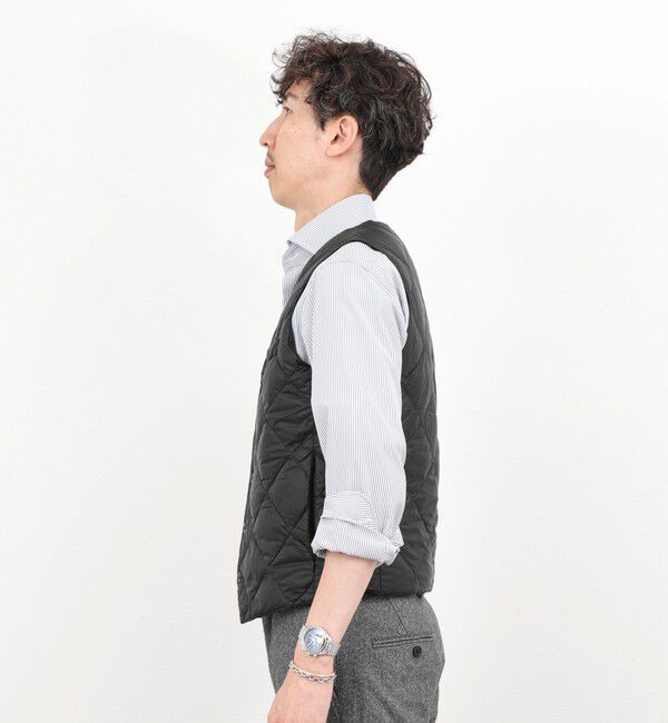 NOLLEY'S goodman「【TAION/タイオン】SINGLE SNAP BUTTON DOWN GILET 25AW」|ダウンベスト・ベスト|