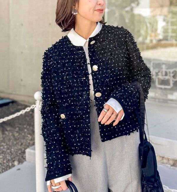 NOLLEY'S「45th limited editionフラッグカラミジャケット」|ノーカラージャケット|