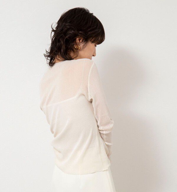 NOLLEY'S sophi「ウォッシャブルラメチュールロンＴ」|Tシャツ・カットソー|