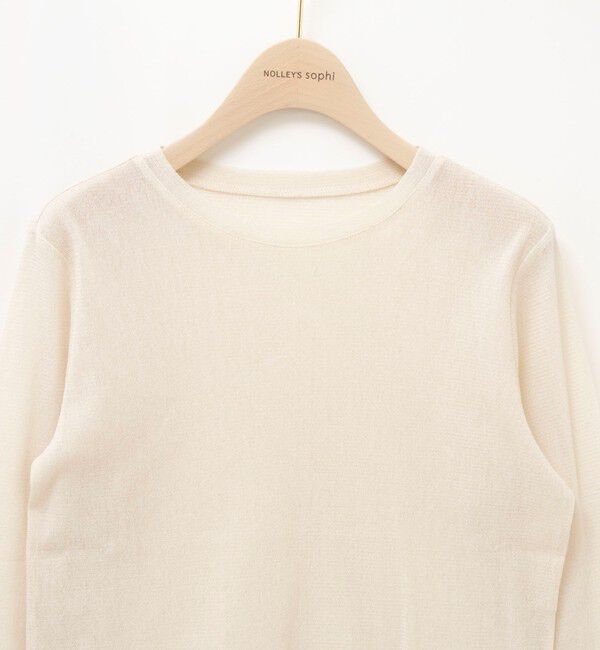 NOLLEY'S sophi「ウォッシャブルラメチュールロンＴ」|Tシャツ・カットソー|