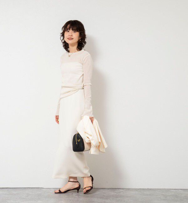 NOLLEY'S sophi「ウォッシャブルラメチュールロンＴ」|Tシャツ・カットソー|