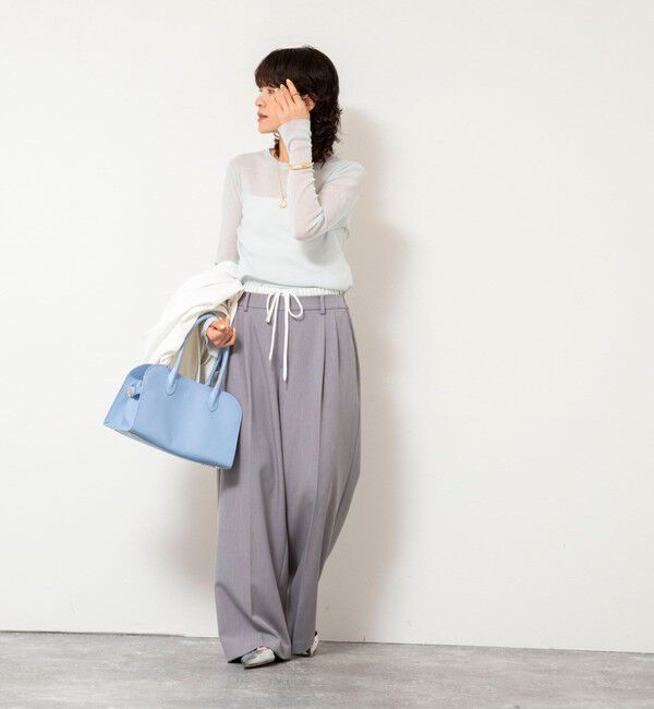 NOLLEY'S sophi「ウォッシャブルラメチュールロンＴ」|Tシャツ・カットソー|