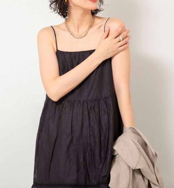 NOLLEY'S sophi「【MARILYN MOON/マリリーンムーン】sheer starched cotton lace tieredワンピース」|ワンピース|