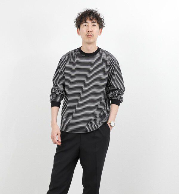 NOLLEY'S goodman「シルケットボーダーロンＴ 26SS」|Tシャツ・カットソー|