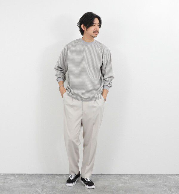 NOLLEY'S goodman「シルケットボーダーロンＴ 26SS」|Tシャツ・カットソー|