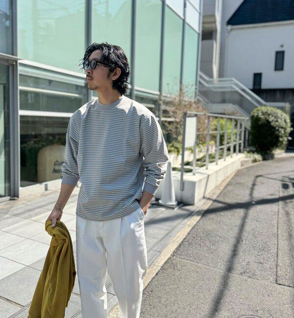 NOLLEY'S goodman「シルケットボーダーロンＴ 26SS」|Tシャツ・カットソー|