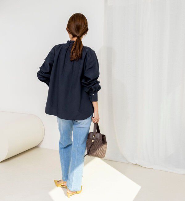 NOLLEY'S「ウォッシャブルフリル襟ブラウス」|シャツ・ブラウス|