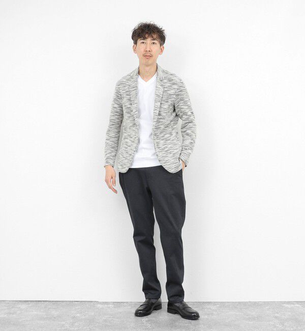 NOLLEY'S goodman「《ビジカジ対応》シルケットスムース VネックドレスTシャツ 26SS」|Tシャツ・カットソー|