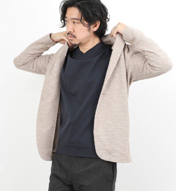 NOLLEY'S goodman「《ビジカジ対応》シルケットスムース VネックドレスTシャツ 26SS」|Tシャツ・カットソー|