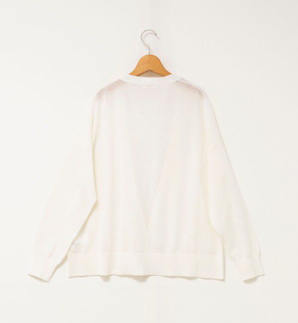 NOLLEY'S「《手洗い可能》コットンセルロース2WAYリラックスカーデ」|カーディガン|