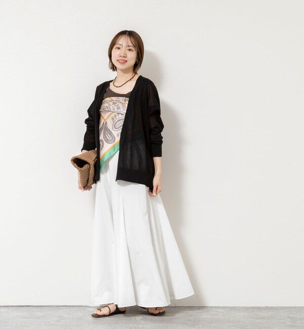 NOLLEY'S「《手洗い可能》コットンセルロース2WAYリラックスカーデ」|カーディガン|