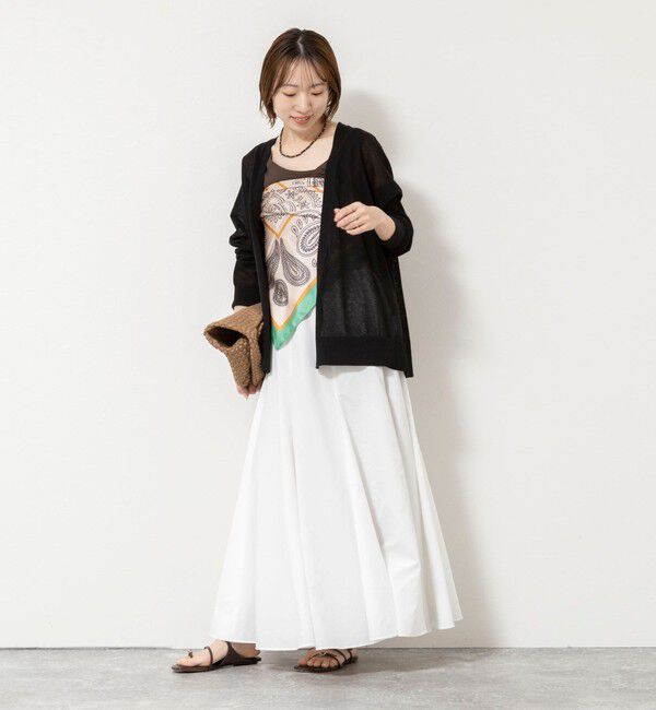 NOLLEY'S「《手洗い可能》コットンセルロース2WAYリラックスカーデ」|カーディガン|