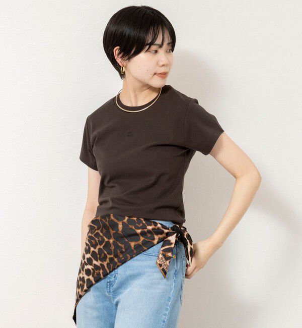 NOLLEY'S「【nolnol/ノルノル】ウォッシャブルクルーネックTee」|Tシャツ・カットソー|